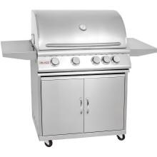 Blaze 32-Inch 4-Burner Freestanding Propane Gas Grill With Rear Infrared Burner - BLZ-4-LP image