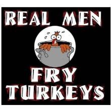 Real Men Fry Turkeys Apron