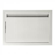 BBQGuys.com Aspen Series 24-Inch Stainless Steel Right-Hinged Single Access Door - Horizontal image