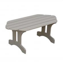 Eagle One Recycled Plastic Adirondack Coffee Table - Black