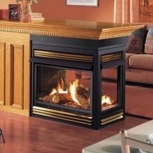 Napoleon GVF40 Vent Free Propane Gas Peninsula Fireplace