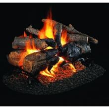 Peterson Real Fyre 30-Inch Charred American Oak See-Thru Log Set With Vented G45 Burner