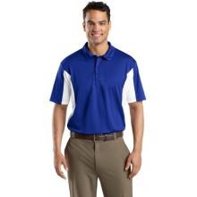 Sport-Tek Side Blocked Micropique Sport-Wick Polo Shirt Large - True Royal/White image