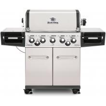 Broil King Regal S590 Pro 5-Burner Freestanding Propane Gas Grill With Rotisserie & Side Burner - Stainless Steel image