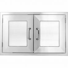 BBQGuys.com Kingston Panel Series 27-Inch Stainless Steel Double Access Door image