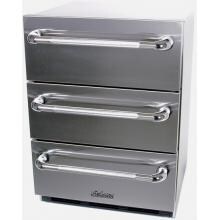 Solaire SOL-SP6DS-3D-OS 2.9 Cu. Ft. Capacity Refrigerated Triple Access Drawers - Stainless Steel