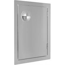 BBQ Guys Portofino Series 17 Inch Left-Hinged Single Access Door - Vertical