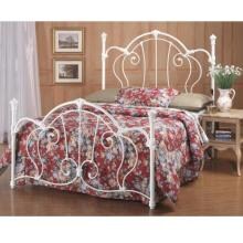 Hillsdale Cherie Ivory Metal Bed Set With Frame- King - 381BKR image