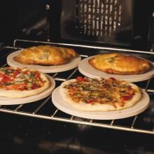 8-inch Mini Round Pizza Stones - Set Of 4 image