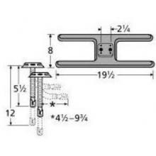 Cast Iron H Twin, Centered, 2.25 Inch Offset Burner 21002-72401 image