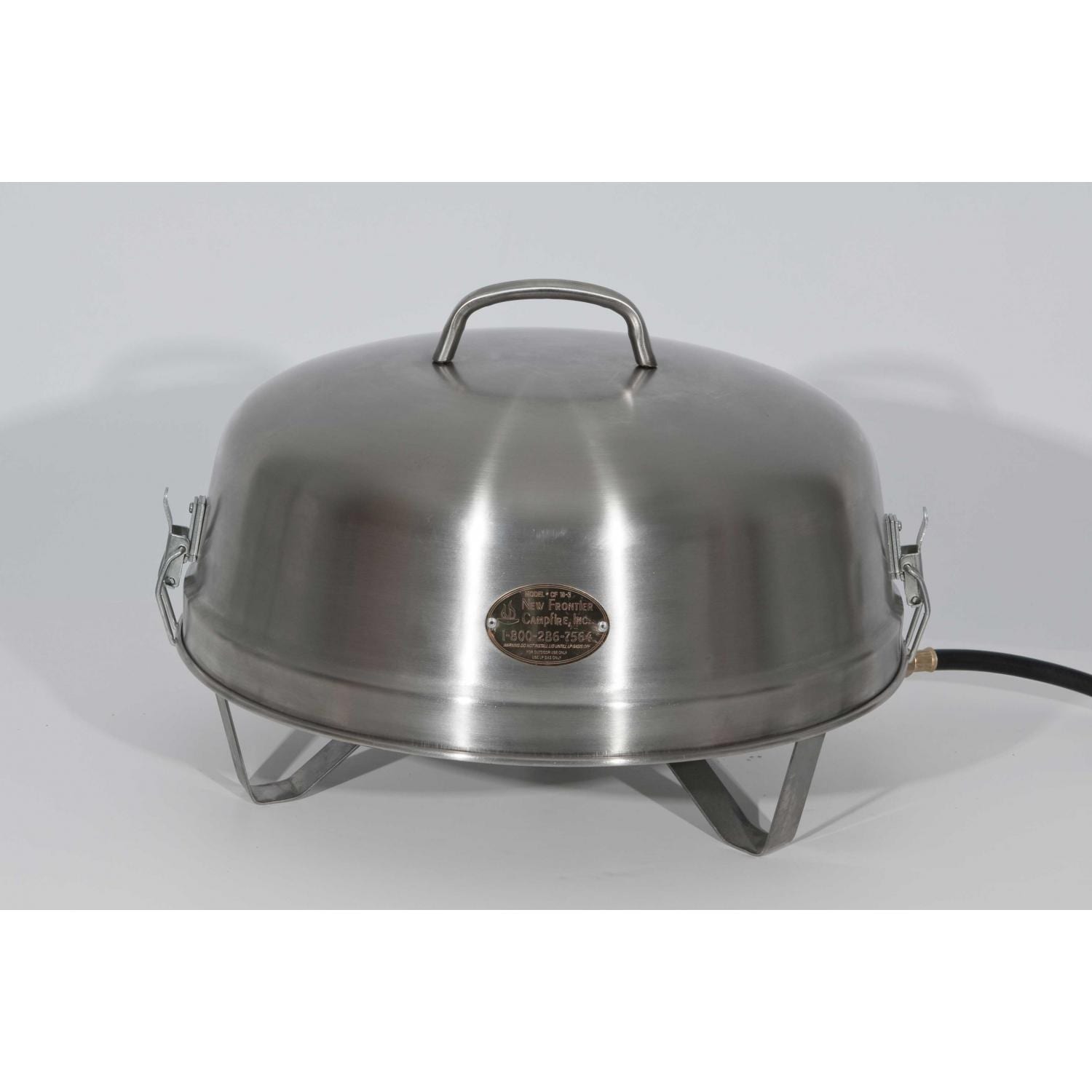 Fire Sense New Frontier Campfire Propane Fire Pit With Stainless Top