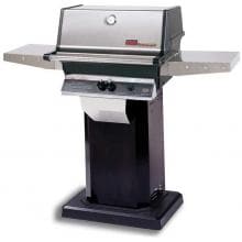MHP Gas Grills TJK2 Propane Gas Grill W/ Stainless Grids On Black Patio Base