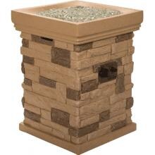 Alpine Flame 20-Inch Outdoor Propane Gas Fire Pit With Brick Design