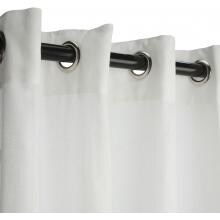 Sunbrella Outdoor Curtain With Grommets By Hatteras Outdoors - 52 1/2 X 84 Inch - Sheer Snow