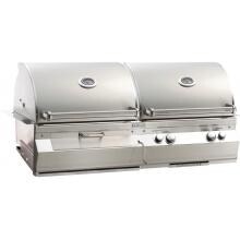 Fire Magic Aurora A830i 46-Inch Built-In Natural Gas With One Infrared Burner And Charcoal Combo Grill - A830i-5LAN-CB image