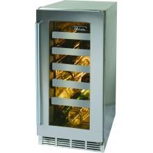 Perlick 27 Bottle Freestanding Wine Cooler - Glass Door / Stainless Steel Trim - HP15WS-3L