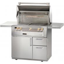 Alfresco ALXE 36-Inch Freestanding Natural Gas Grill On Deluxe Cart With Rotisserie - ALXE-36CD-NG image