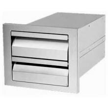 Luxor Contemp 12-Inch Double Storage Drawer - AHT-C-DR2 image