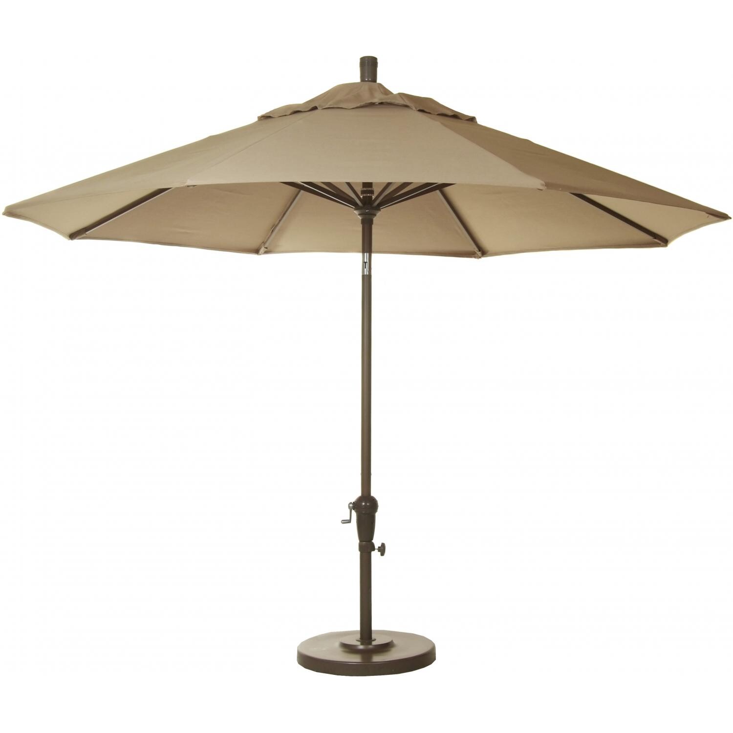 9 Ft Aluminum Patio Umbrella Heather Beige Ultimate Patio