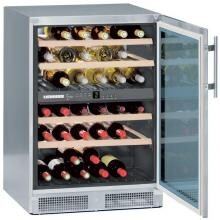 Liebherr 40 Bottle Dual Zone Freestanding Wine Cooler - Stainless Steel - WS-4000