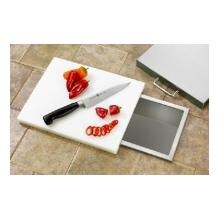 Sole Gourmet Stainless Steel Trash Chute And Cutting Board image