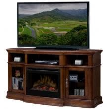 Dimplex Portobello GDS25-1245WAL Electric Fireplace Media Console - Walnut