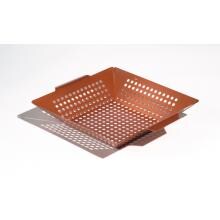 Outset Nonstick Grill Wok With Handles - Square