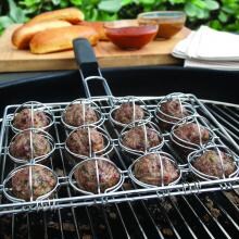 Steven Raichlen Stainless Steel Meatball Grilling Basket