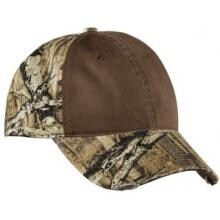 Port Authority Camouflage Contrast Panel Cap - Mossy Oak Infinity/Chocolate