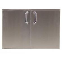 BBQ Guys Kingston Raised Series 42 Inch Enclosed Cabinet Storage With Shelf