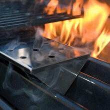 13-Inch V-Shaped Gas Grill Smoker Box image