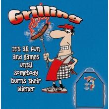 Attitude Aprons Grilling Wiener Apron