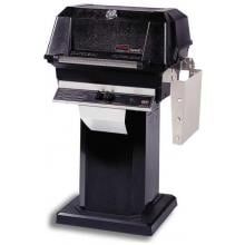 MHP Gas Grills JNR4DD Gas Grill W/ Stainless Grids On Black Patio Base