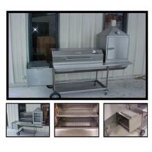 Texas Barbecues 500 Upright Stainless Barbeque Pit/Smoker image