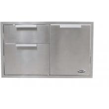 DCS 36 Inch Double Access Drawer & Propane Tank Storage Combo