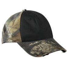 Port Authority Camouflage Contrast Panel Cap - Mossy Oak New Break Up/Black