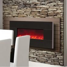 Amantii 58-Inch Wall Mount Electric Fireplace - Black Granite - WM-58 Amantii 58-Inch Wall Mount Electric Fireplace - Black Granite - WM-58