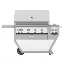 Hestan Deluxe 42-Inch Freestanding Natural Gas Grill W/ Rotisserie & Double Side Burner - Froth - GABR42CX2-NG-WH image