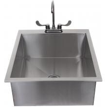 BBQ Guys Drop In Deep Sink With Faucet