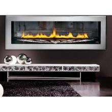 Napoleon LHD50SSP2 Swarovski Special Edition 2-Sided Linear Propane Gas Fireplace - Silver