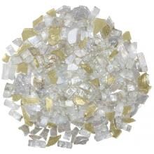 Firegear Fireglass Platinum Reflective - Small Pieces / 5 Lbs