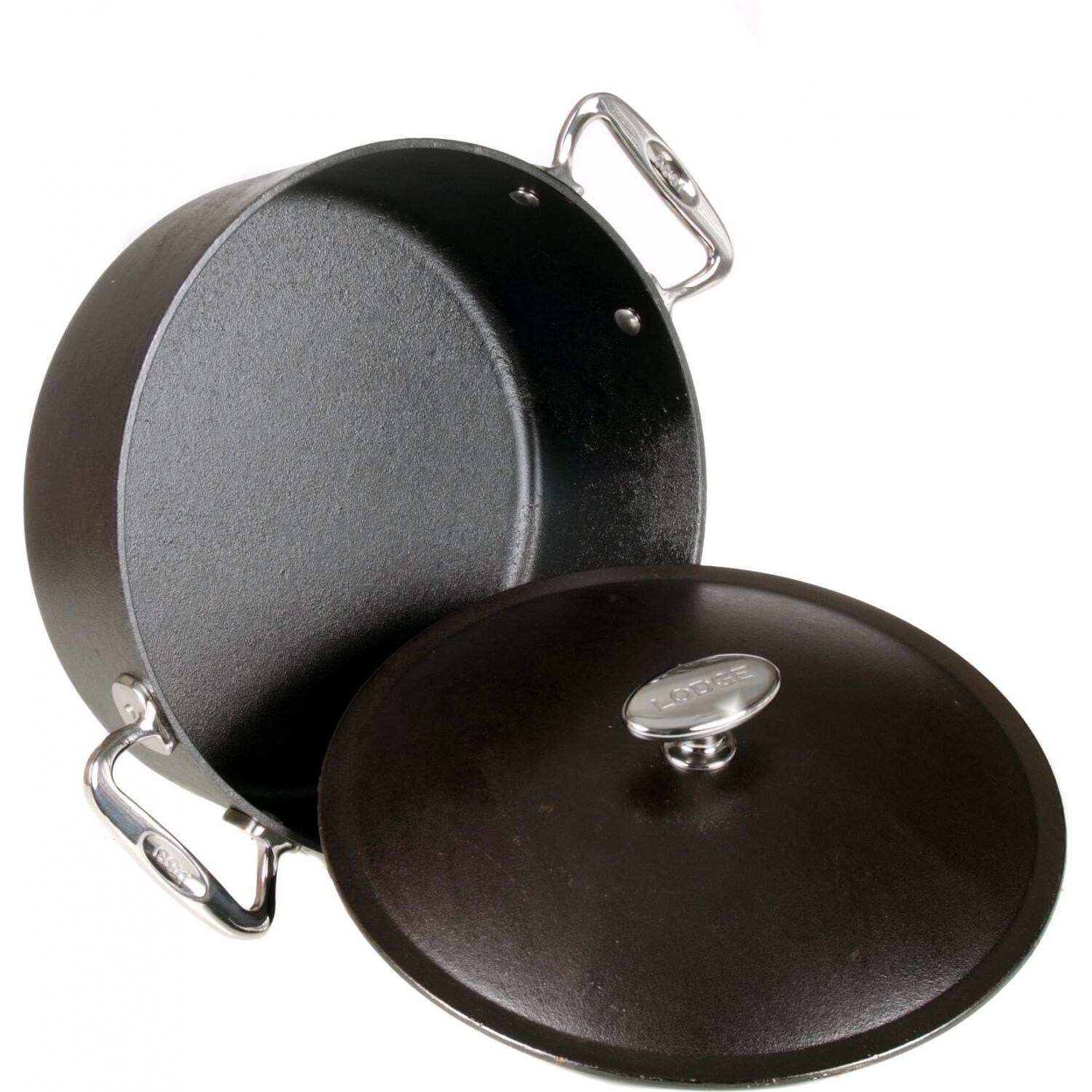 Lodge Dutch Ovens 7 Quart Seasoned Signature Series Cast Iron Dutch