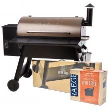 Traeger Pro Series 34-Inch Freestanding Wood Pellet Grill W/ Front Shelf, Bottom Shelf & Grill Cover - Bronze - TFB88PZB image