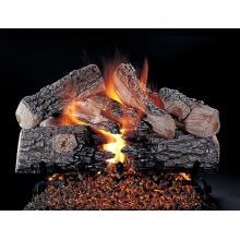Rasmussen 20-Inch Evening Prestige Gas Log Set With Vented Flaming Ember Burner