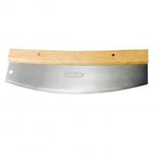 Man-Law 13-Inch Stainless Steel Rocking Pizza Cutter With Wood Handle image