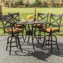 Lakeview Outdoor Designs Avondale Aluminum 4 Person Bar Set