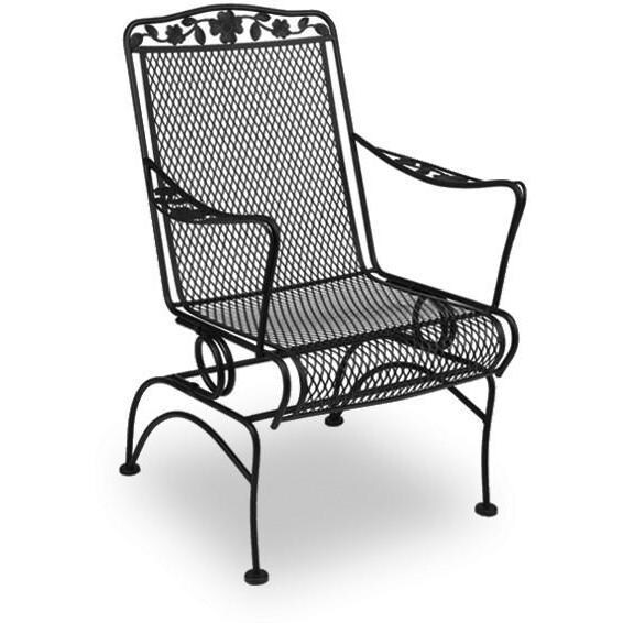 Meadowcraft Dogwood Wrought Iron 6-Person Patio Dining Set ...