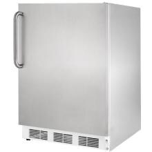 Summit 5.5 Cu. Ft. Compact Refrigerator - Stainless Steel - FF6LCSS