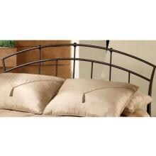 Hillsdale Vancouver Antique Brown Metal Headboard With Frame - Full/Queen - 1024HFQR image