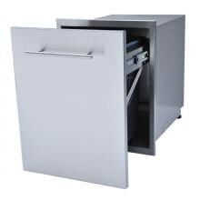 Sunstone Designer Series Raised 18-Inch Roll-Out Trash Bin - DE-TRD18 image